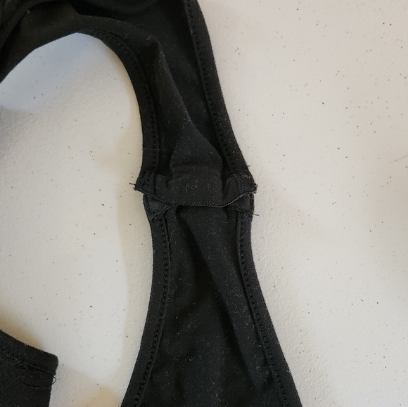 Shein Curve Black 90's Bodysuit Tank Top Stretchy Summer Sexy Plus Size 2X - Picture 7 of 9